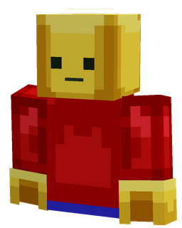 Blue skin: bust render