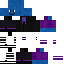 Black skin: raw texture render