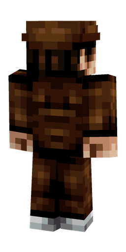 Black skin: body, back render