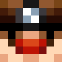 Black skin: face render