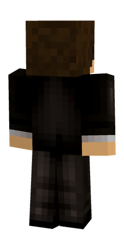 Black skin: body, back render