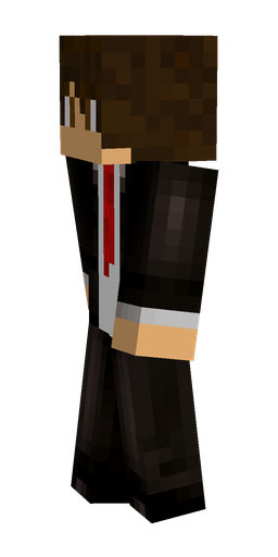 Black skin: body, left side render