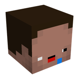 Black skin: head render