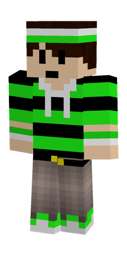 Black skin: body, front render