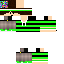 Black skin: raw texture render