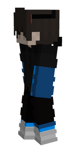 Black skin: body, left side render