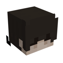 Black skin: head render